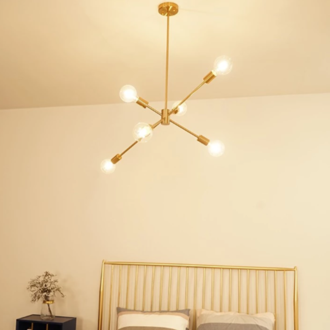 Colgante Gold 6 brazos