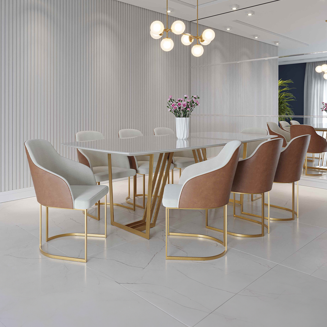 Comedor Bristol 2.40 cm | 8 sillas Napolis