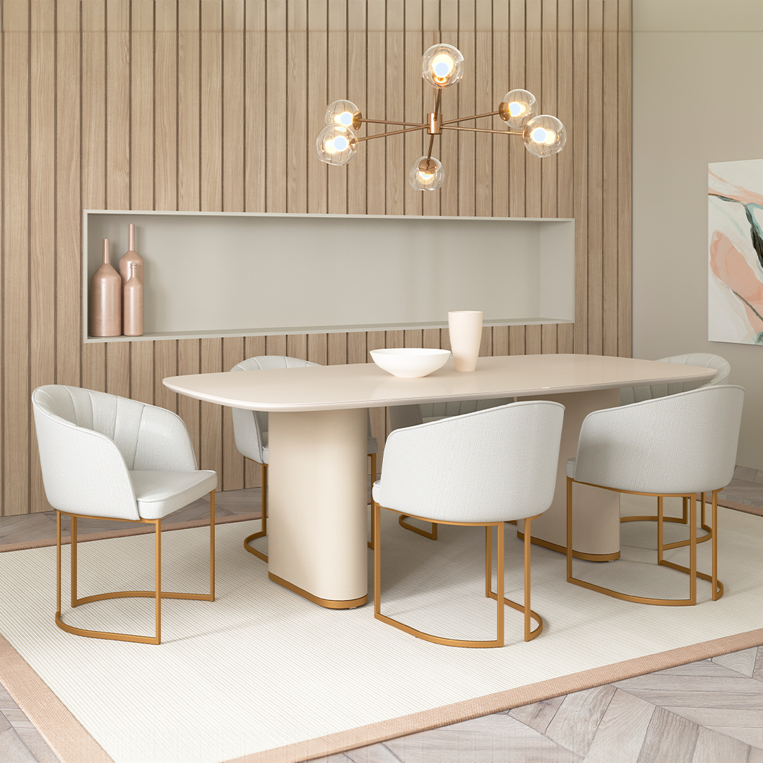 Comedor Dublín 1.84 cm | 6 sillas Broad
