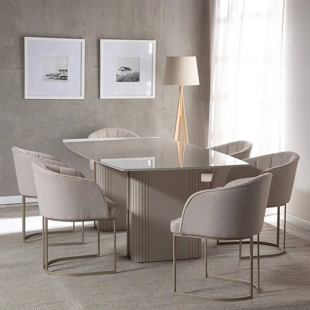 Comedor Mar 2.09 cm | 8 sillas Broad