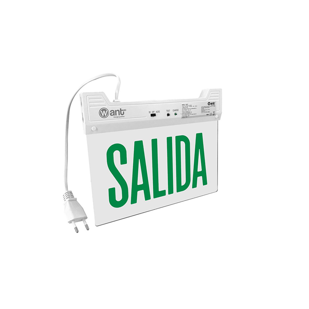 Letrero Emergencia LED | SALIDA