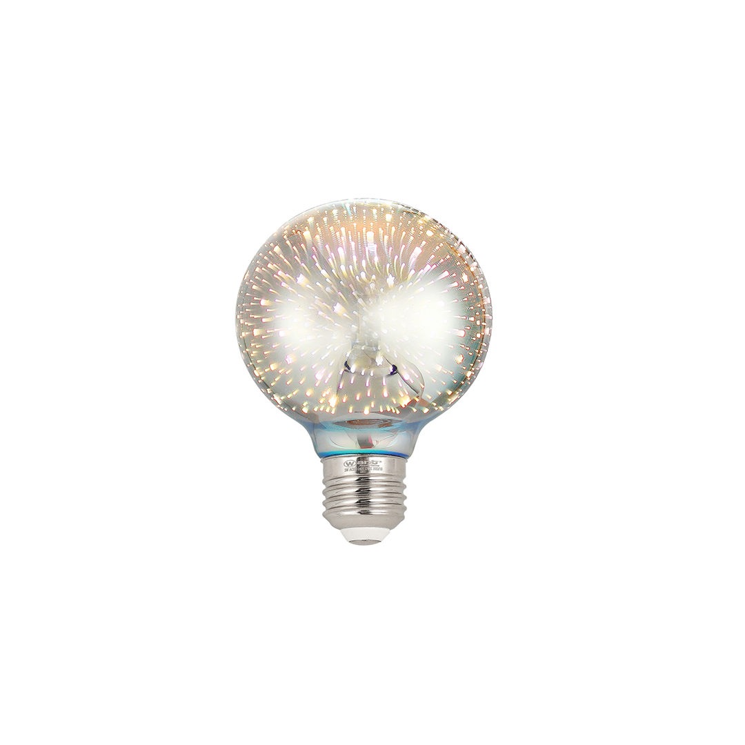 Ampolleta Decorativa 3D LED G80 | 1.5W