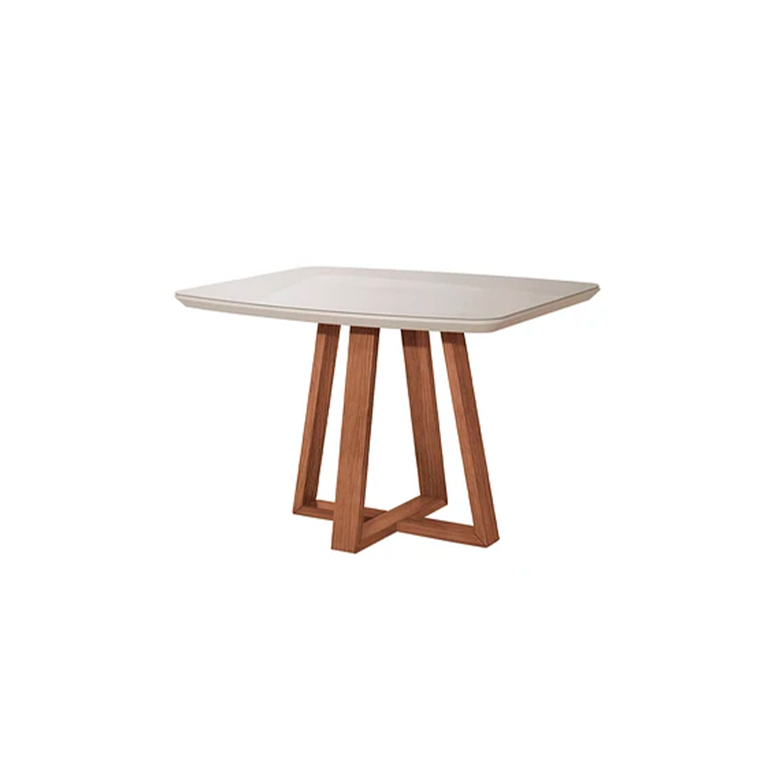 Comedor Carmin 1.15 cm | 4 sillas Clove Giratorias White