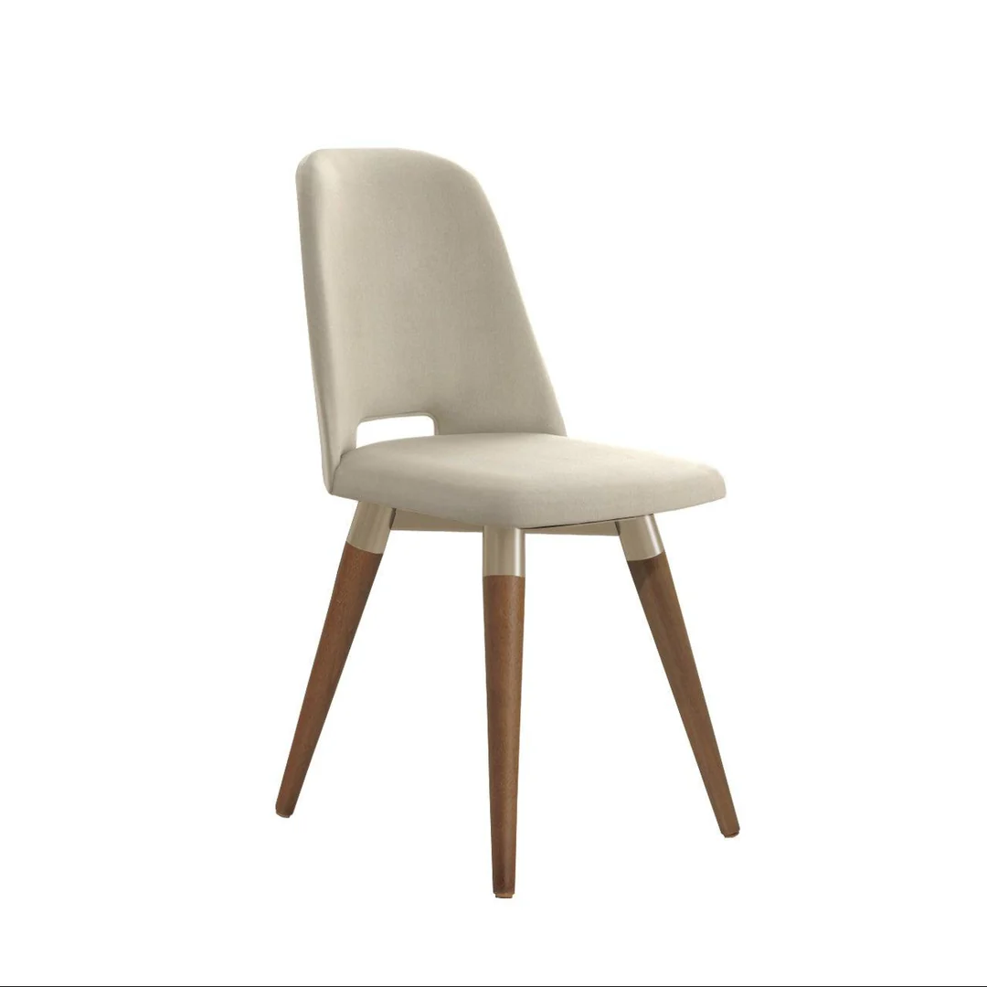 Comedor Carmin 1.60 cm | 6 sillas Clove Giratoria Beige