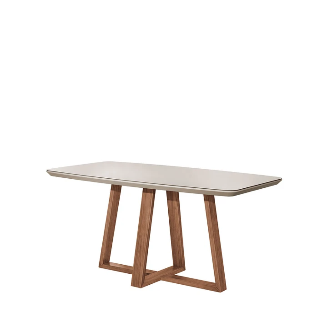 Comedor Carmin 1.60 cm | 6 sillas Timber Gris