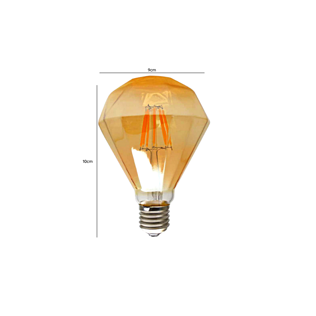 Ampolleta E27 Diamante LED G95 | 4W