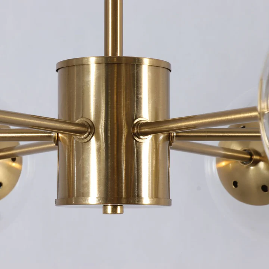 Lámpara Colgante Cristell Glass Gold