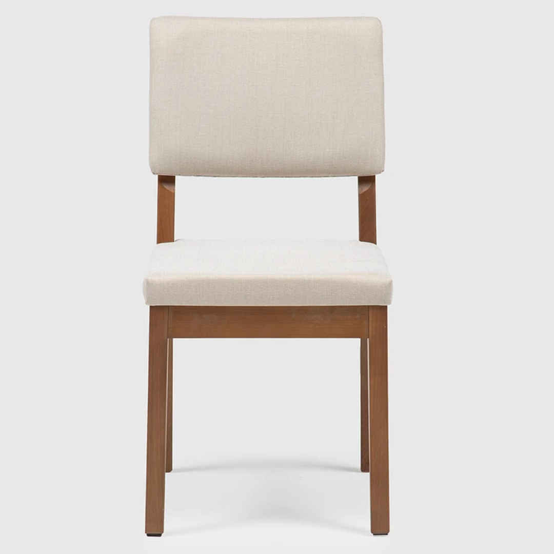 Comedor Costela Brown 1.60 cm | 6 sillas Tulúm Beige