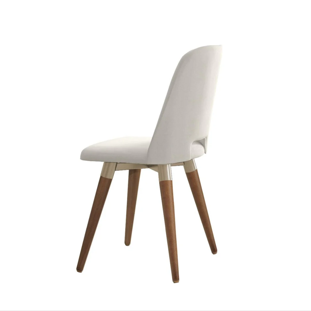 Comedor Carmin 1.60 cm | 6 sillas Clove Giratoria Beige