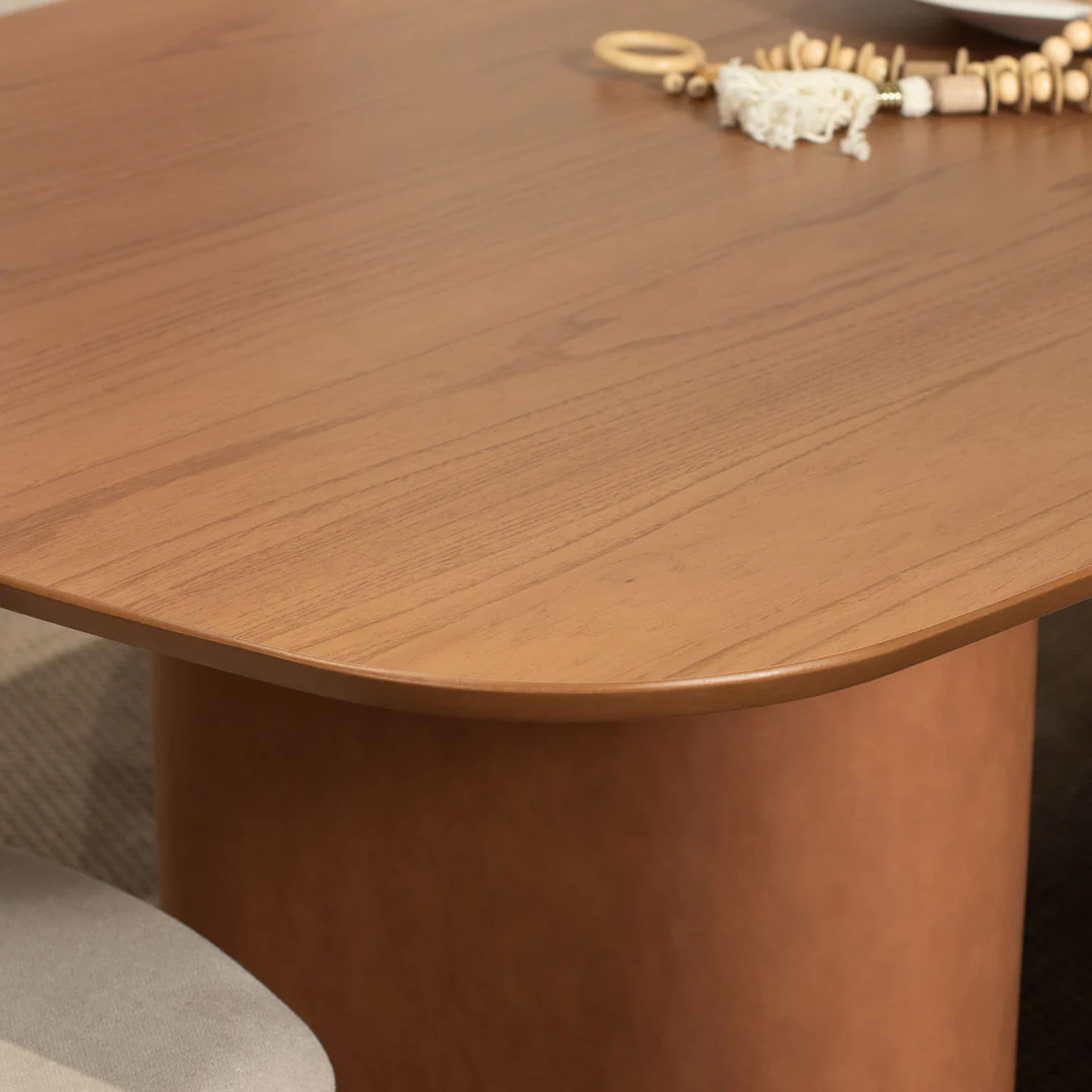 Mesa de Comedor Robledor Brown | 1.84 cm Rectangular.