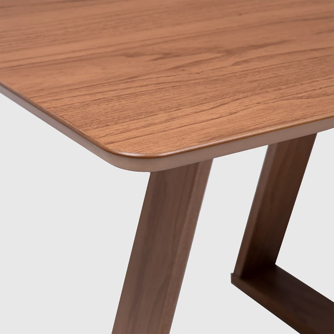 Mesa de Comedor Costella Brown | 1.60 cm Rectangular.