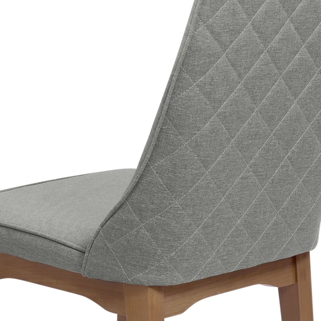 Comedor Terrado 1.60 cm | 6 sillas Timber Gris