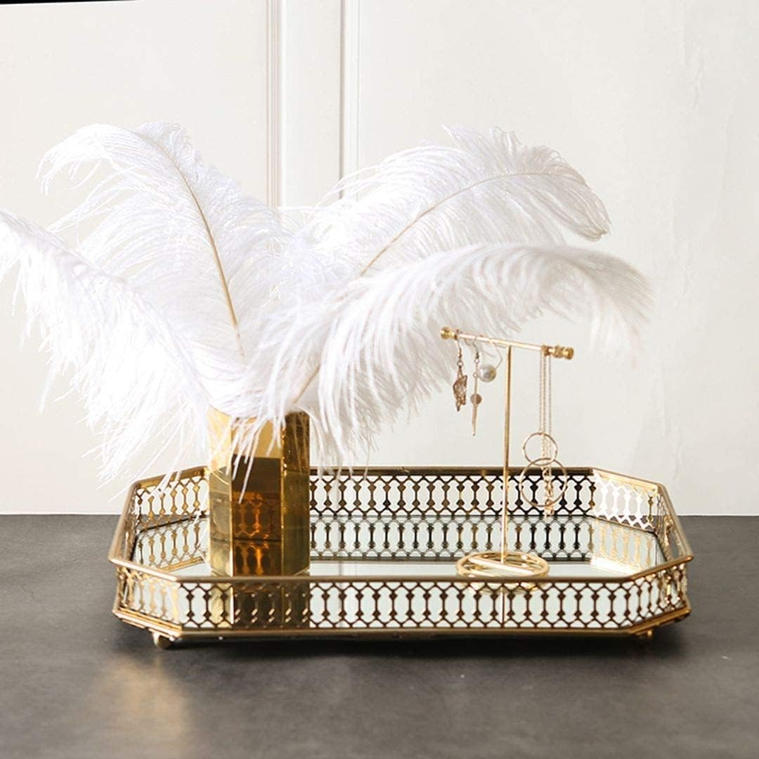 Bandeja Decorativa Espejada Rectangular
