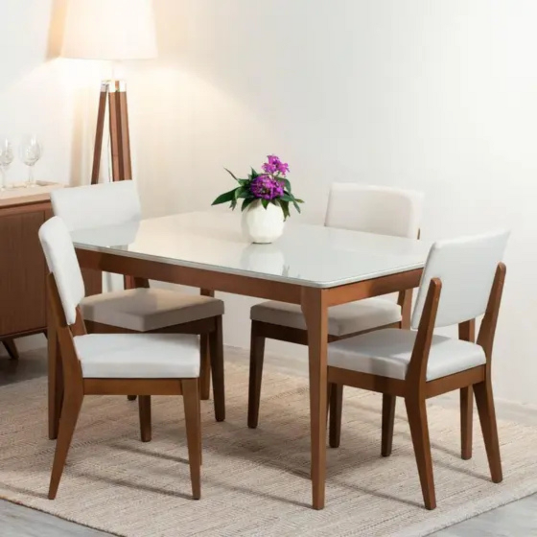 Comedor Terrado 1.35 cm | 4 sillas Tulúm