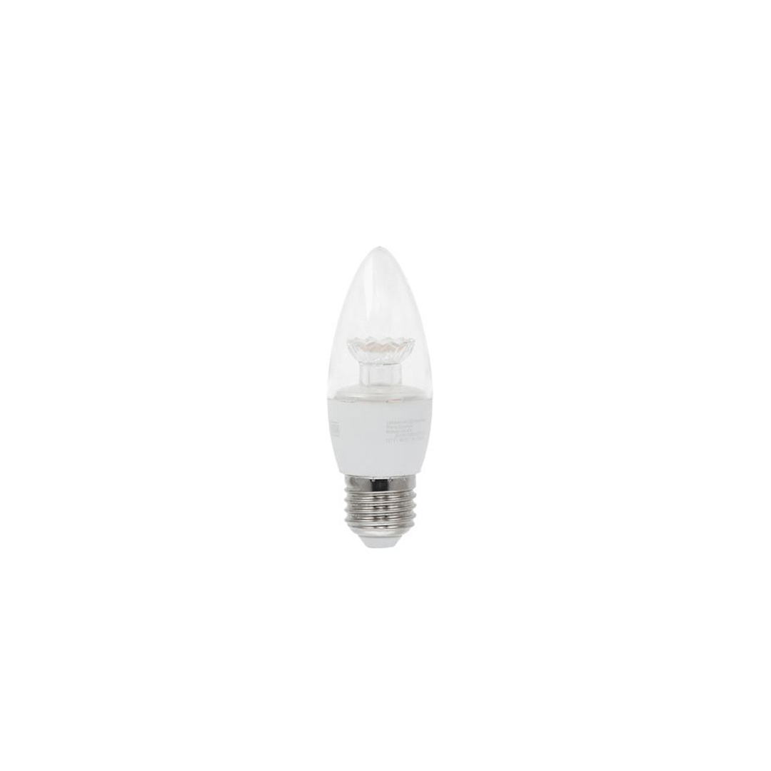 Ampolleta E27 Vela Transparente LED | 5W