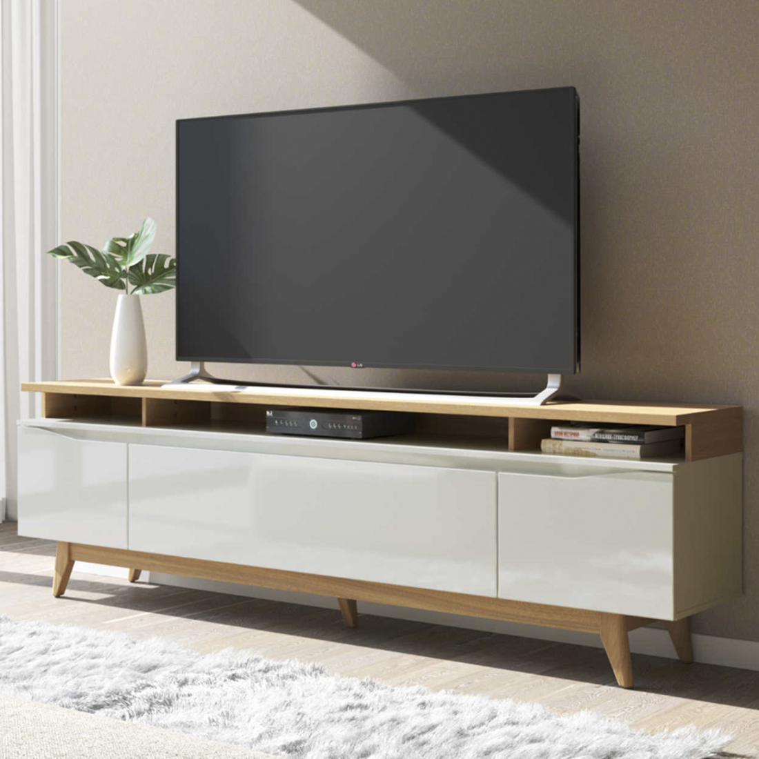 Rack Ebano Stell | 1.84 o 2.17 cm