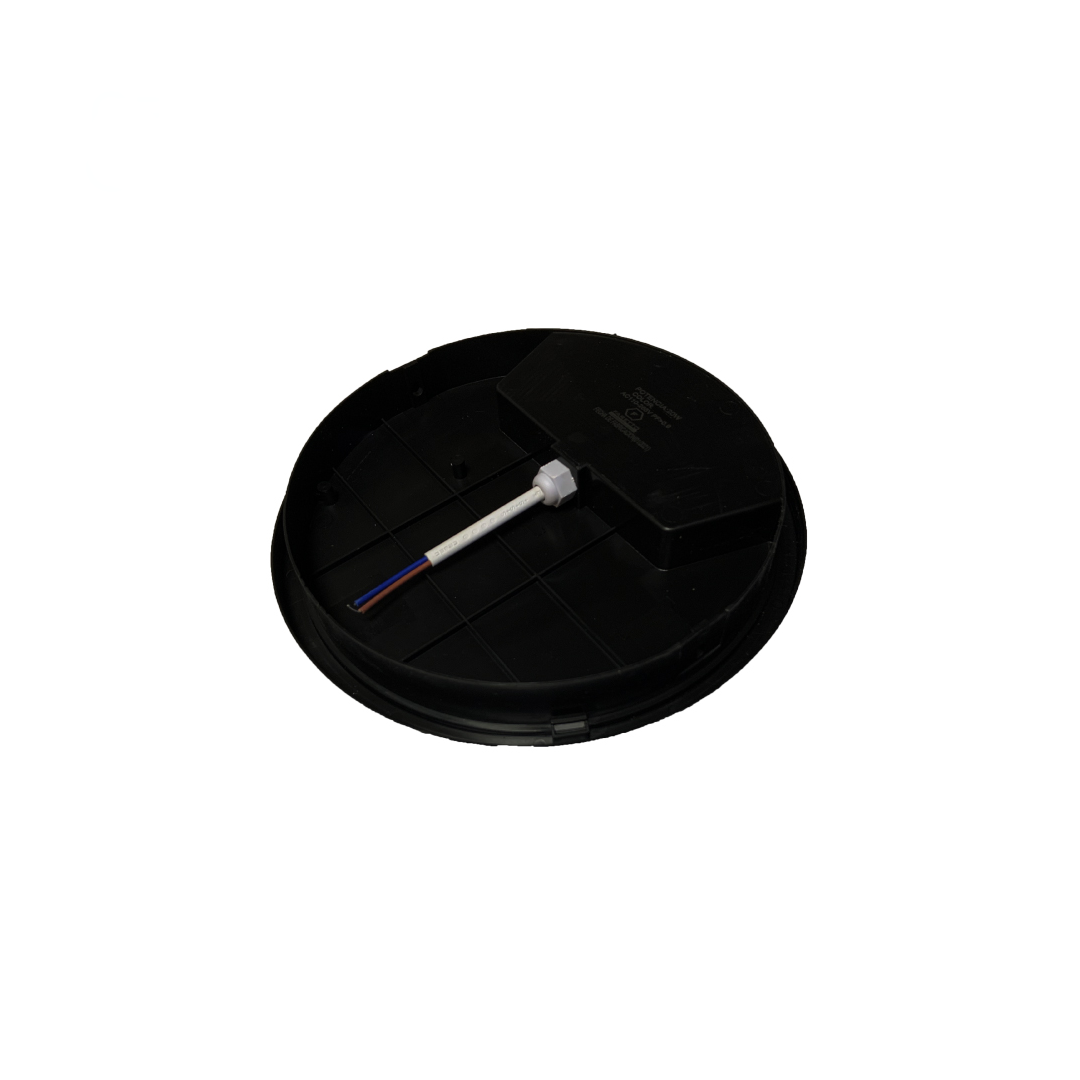 Plafón Negro sobrepuesto Ovalado IP54 | 20W