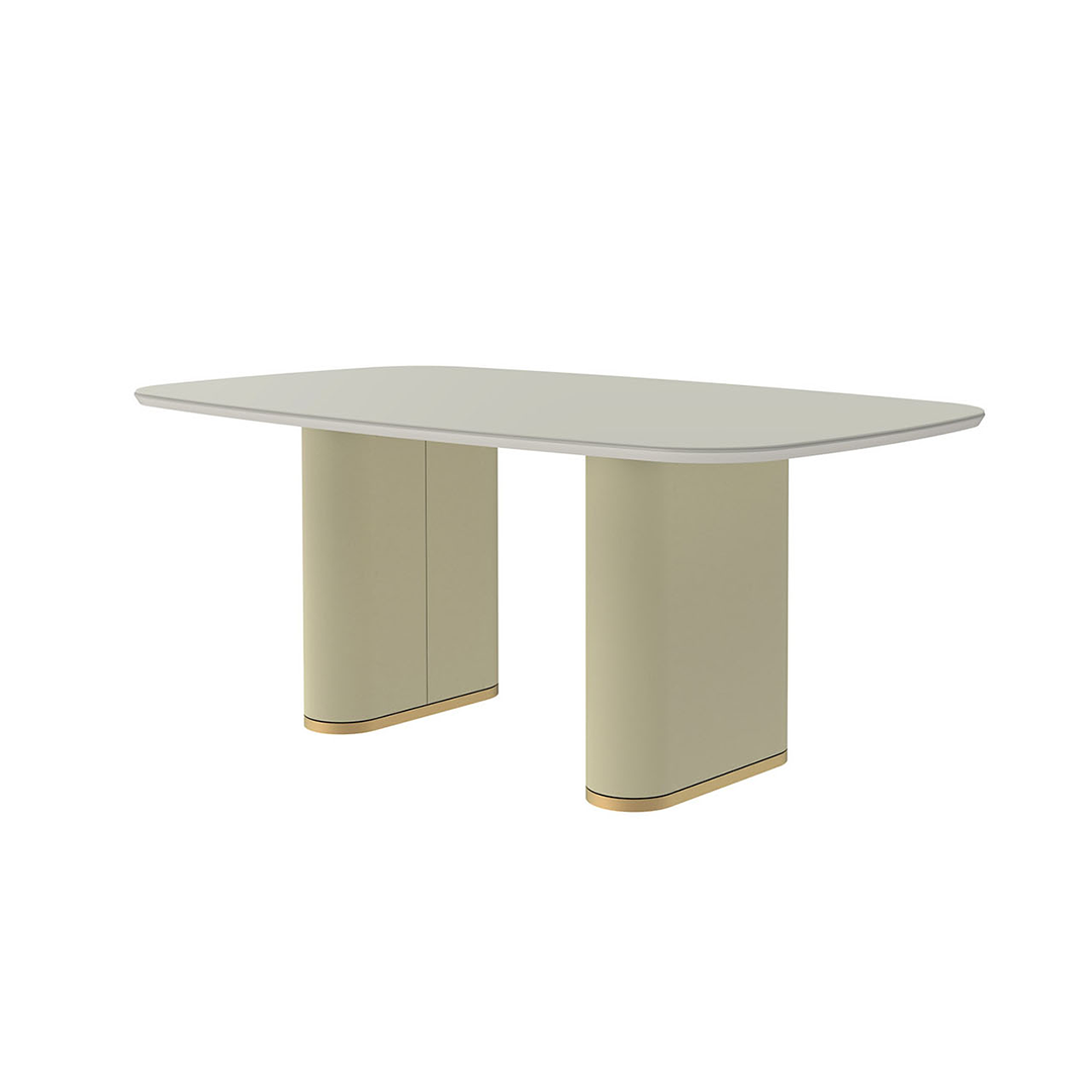 Mesa de Comedor Dublin Gold | 1.84 cm Rectangular