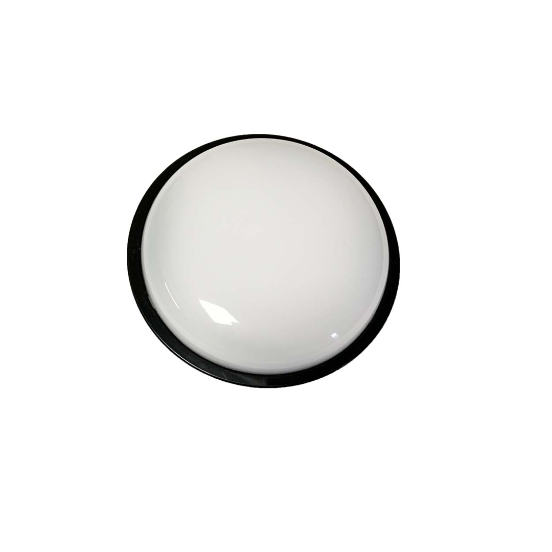 Plafón Negro sobrepuesto Ovalado IP54 | 20W
