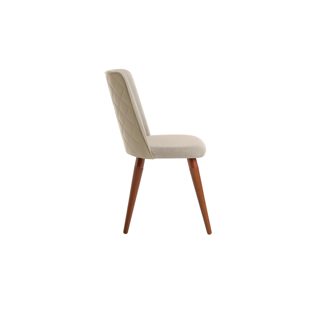 Silla Empire Giratoria Blanco Beige