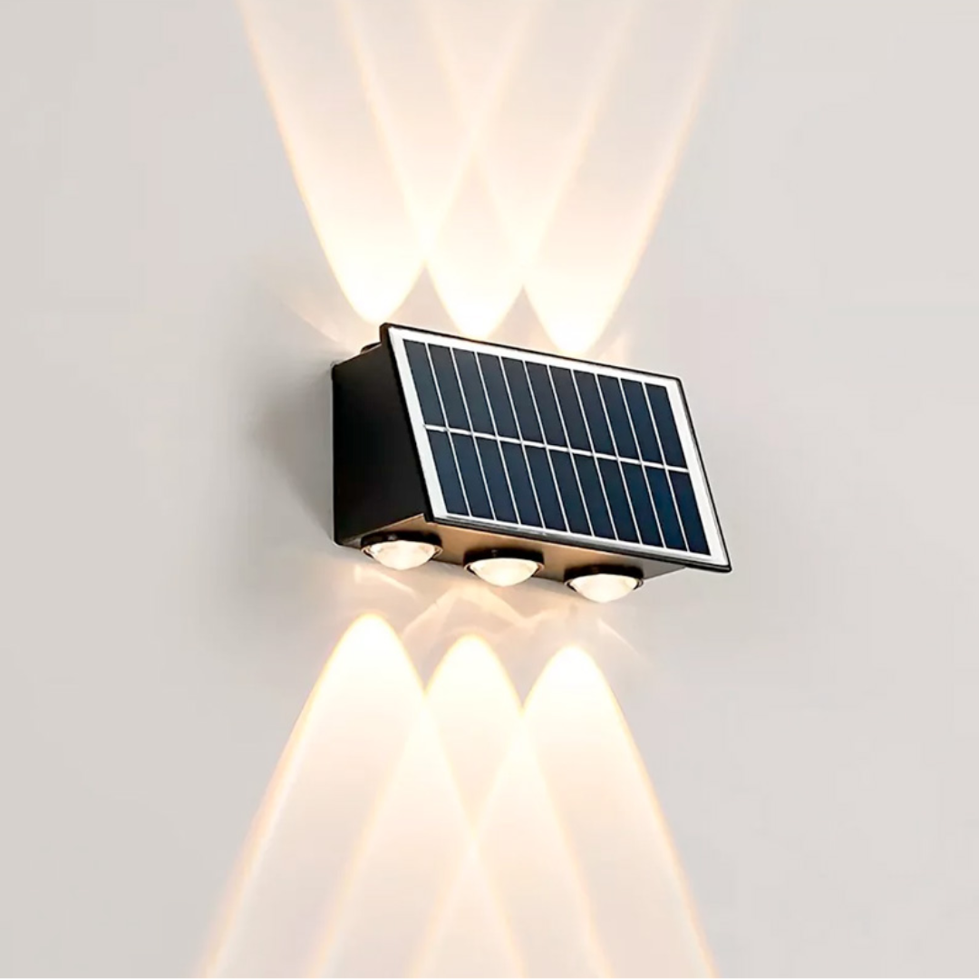 Aplique Muro Solar 6 Haz