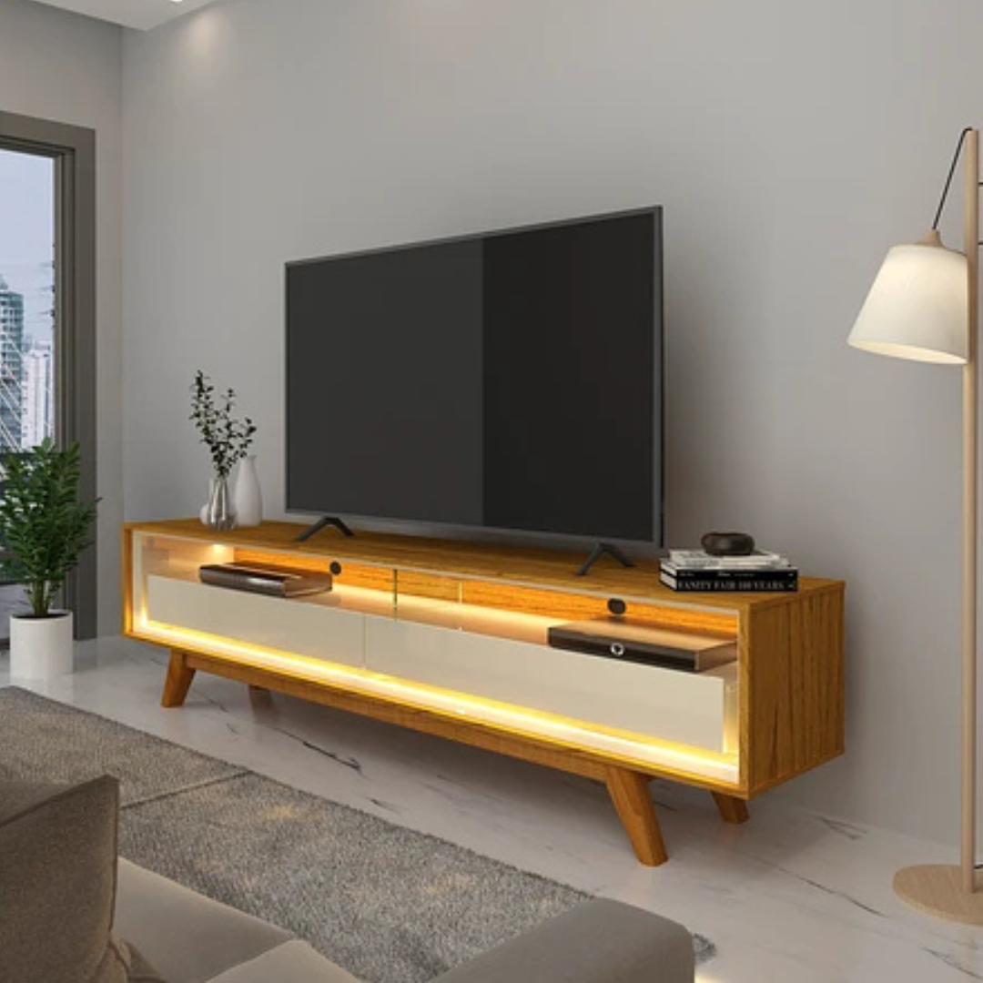 Rack Kazan Natural C/Led | 172,5 cm