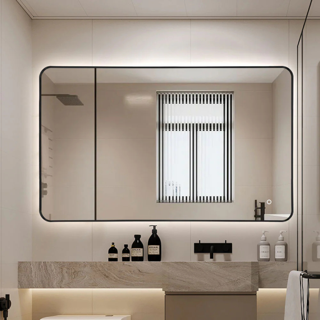 Espejo Led Black Rek| 100 a 130 cm
