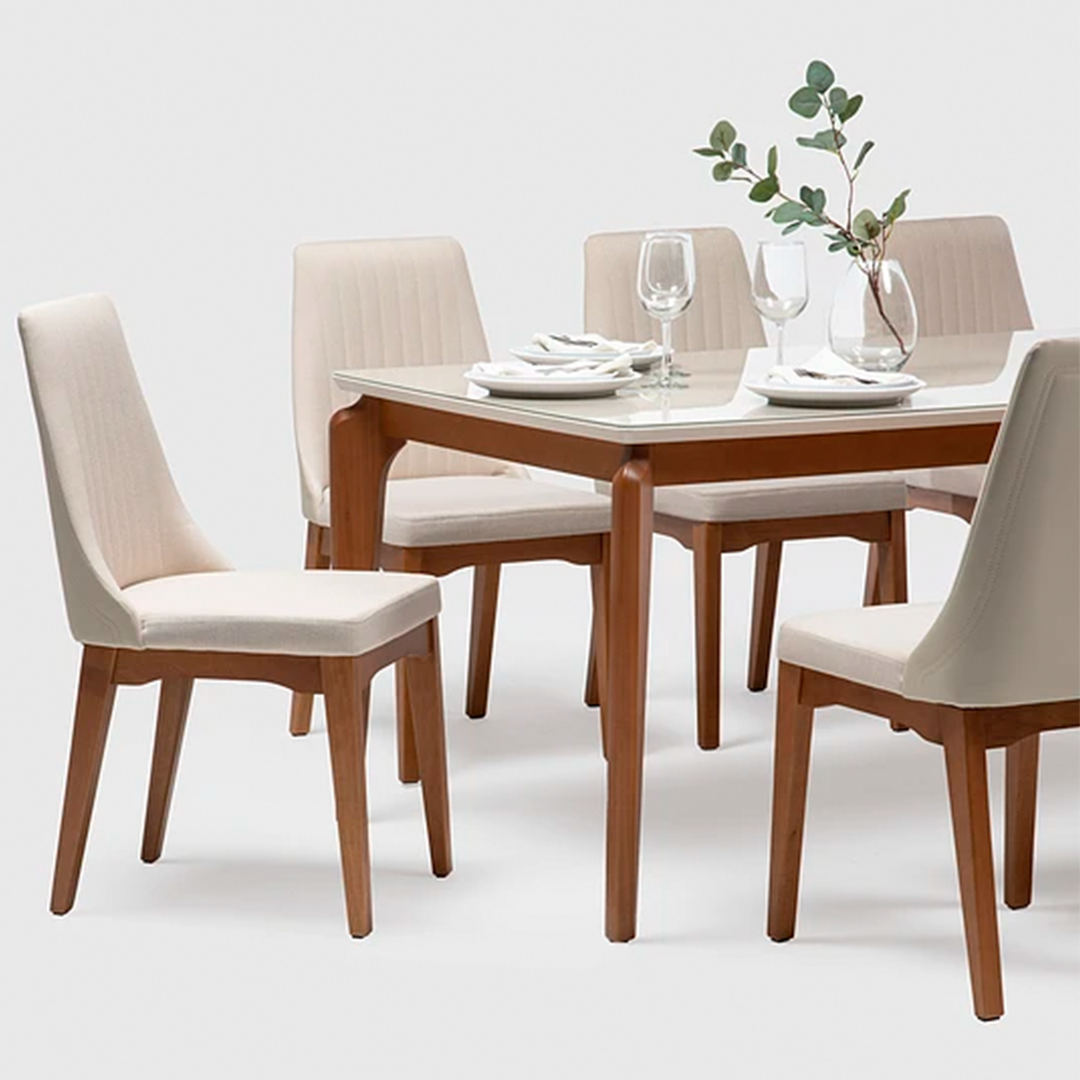Comedor Dahlia 2.09 cm | 8 sillas Timber