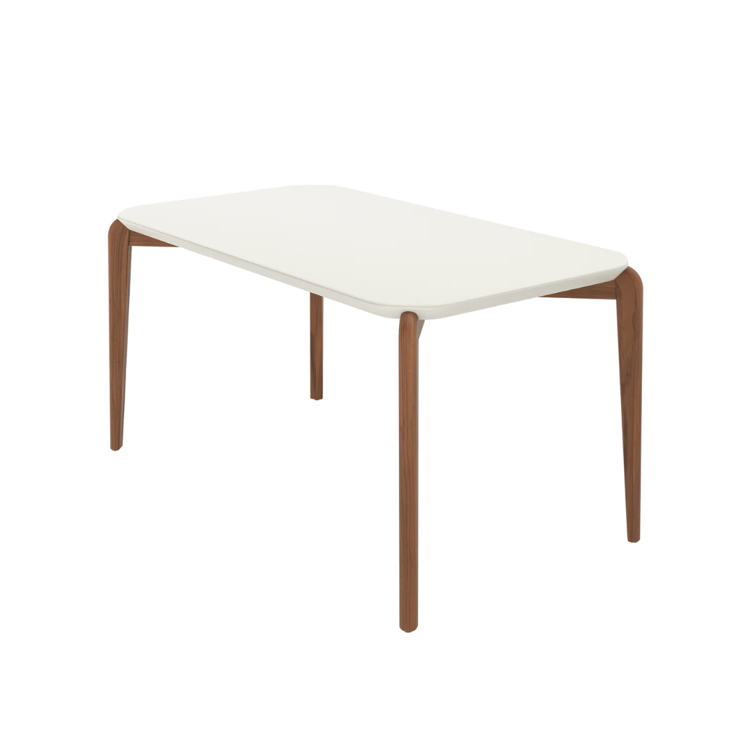 Mesa de Comedor Lira | 1.35 cm Rectangular.