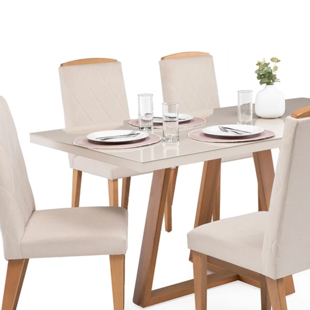 Comedor Austin 1.8 cm | 6 sillas Monré