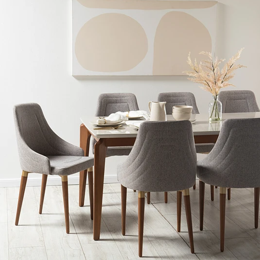 Comedor Viena 2.09 cm | 8 sillas Iris