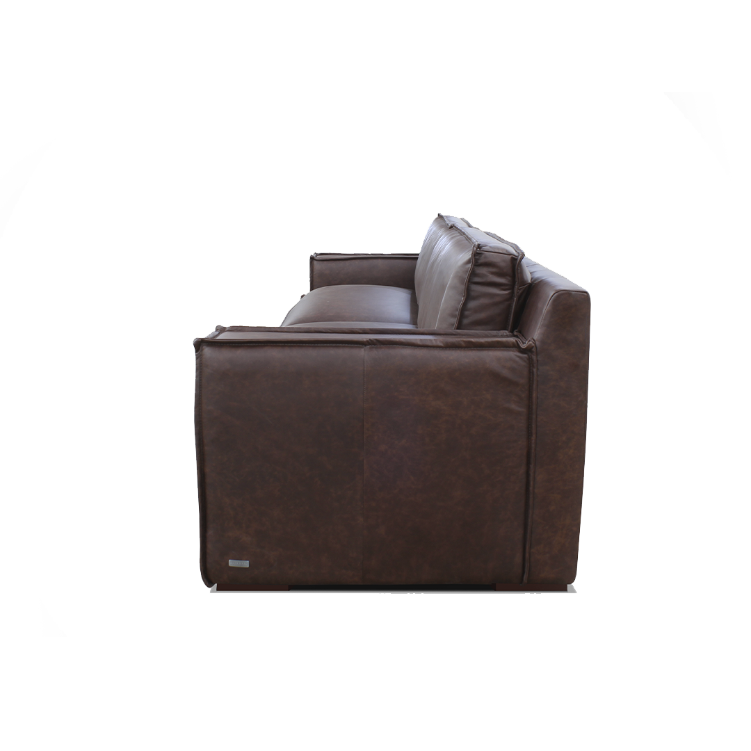 Sofá Cobble Café Oscuro | Cuero