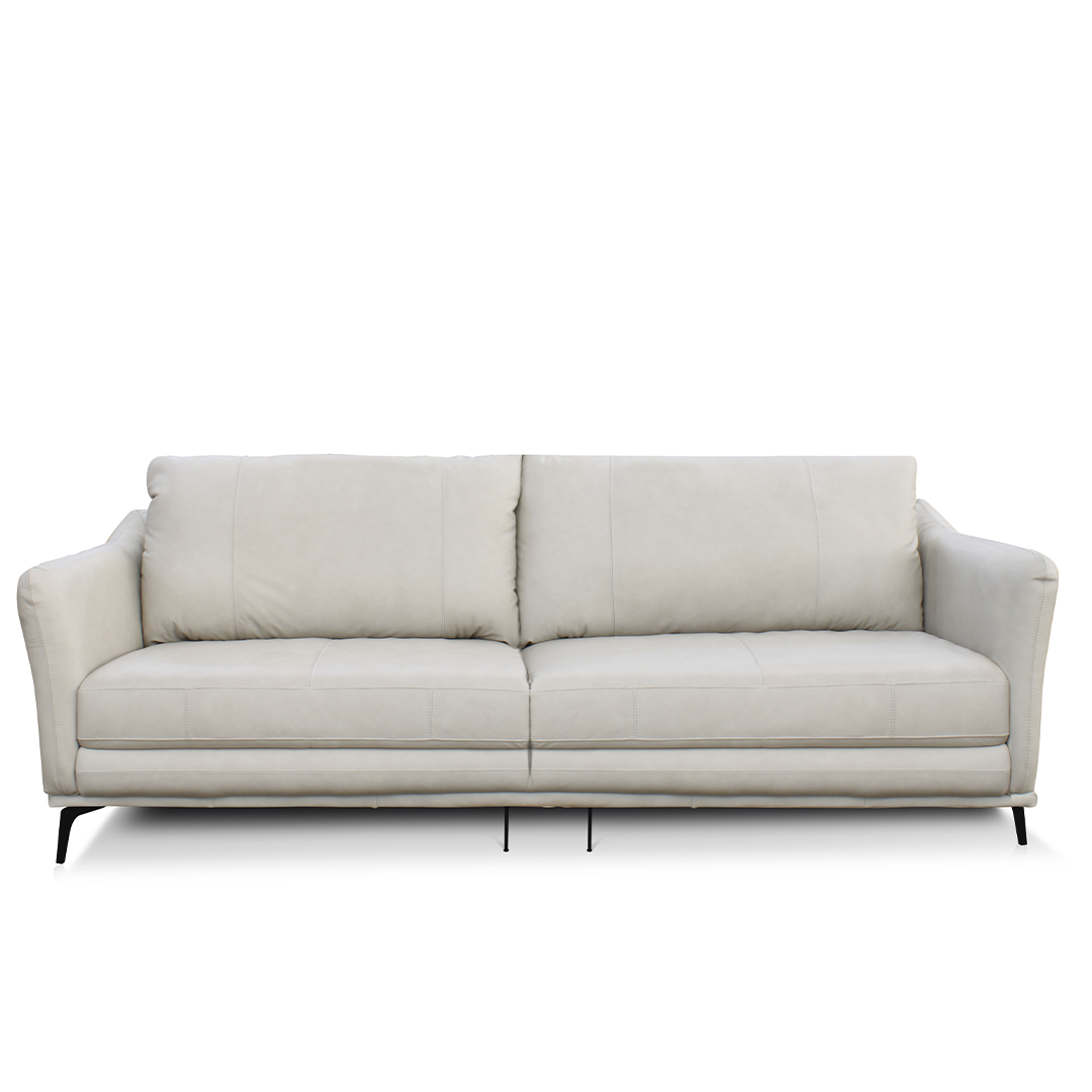 Sofá Milano Gris Claro | Cuero