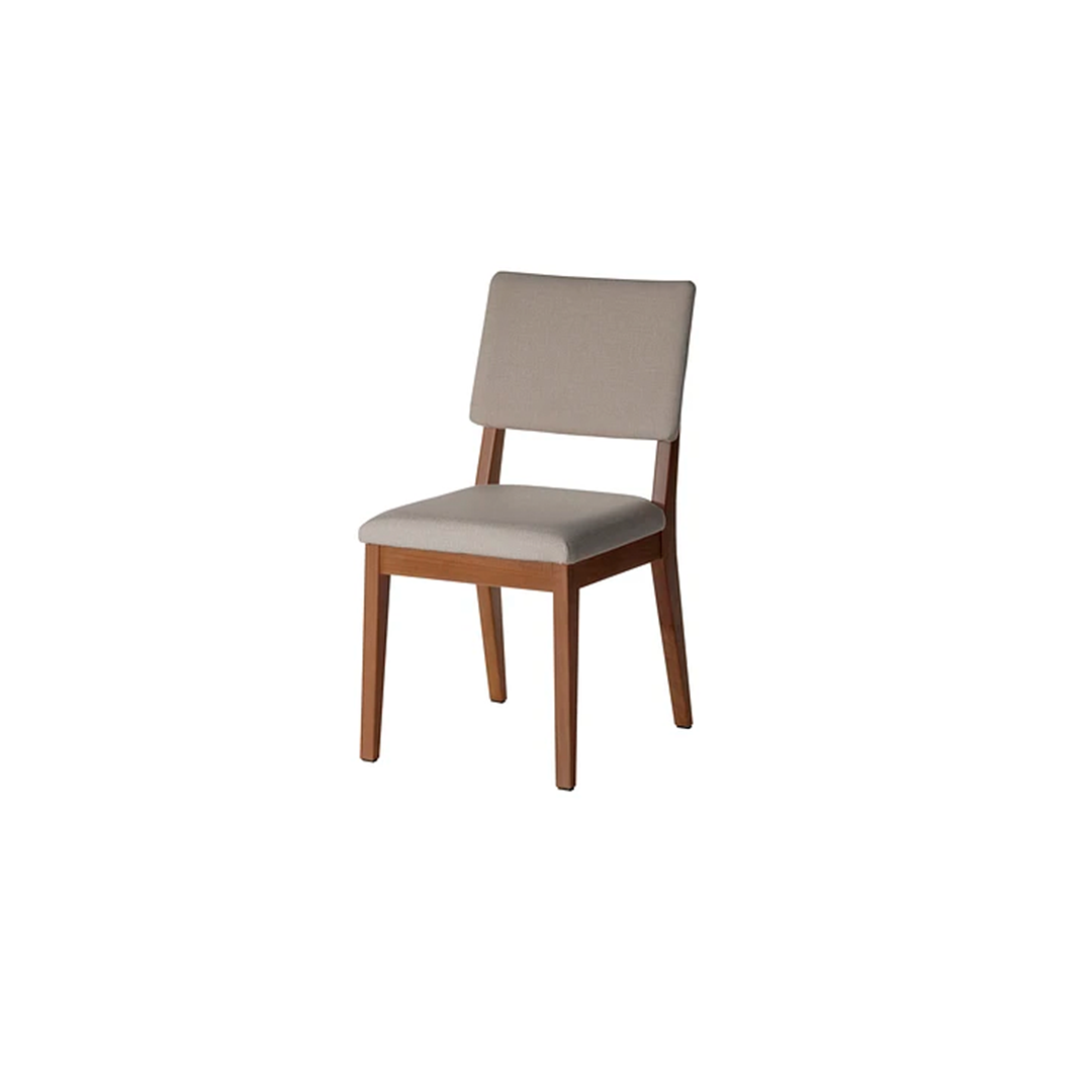 Comedor Costela Brown 1.35 | 4 sillas Tulum Gris