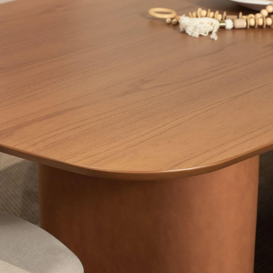 Comedor Robledor Brown 1.84 cm | 6 sillas Sea