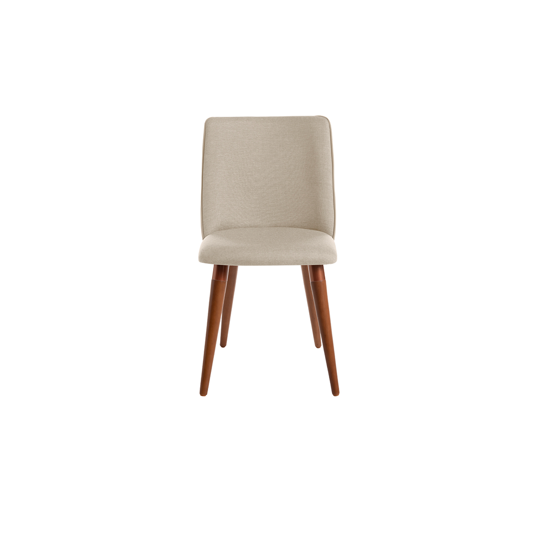 Silla Empire Giratoria Blanco Beige