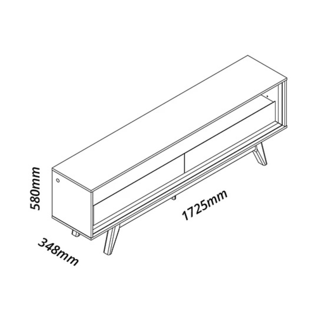 Rack Kazan Natural C/Led | 172,5 cm