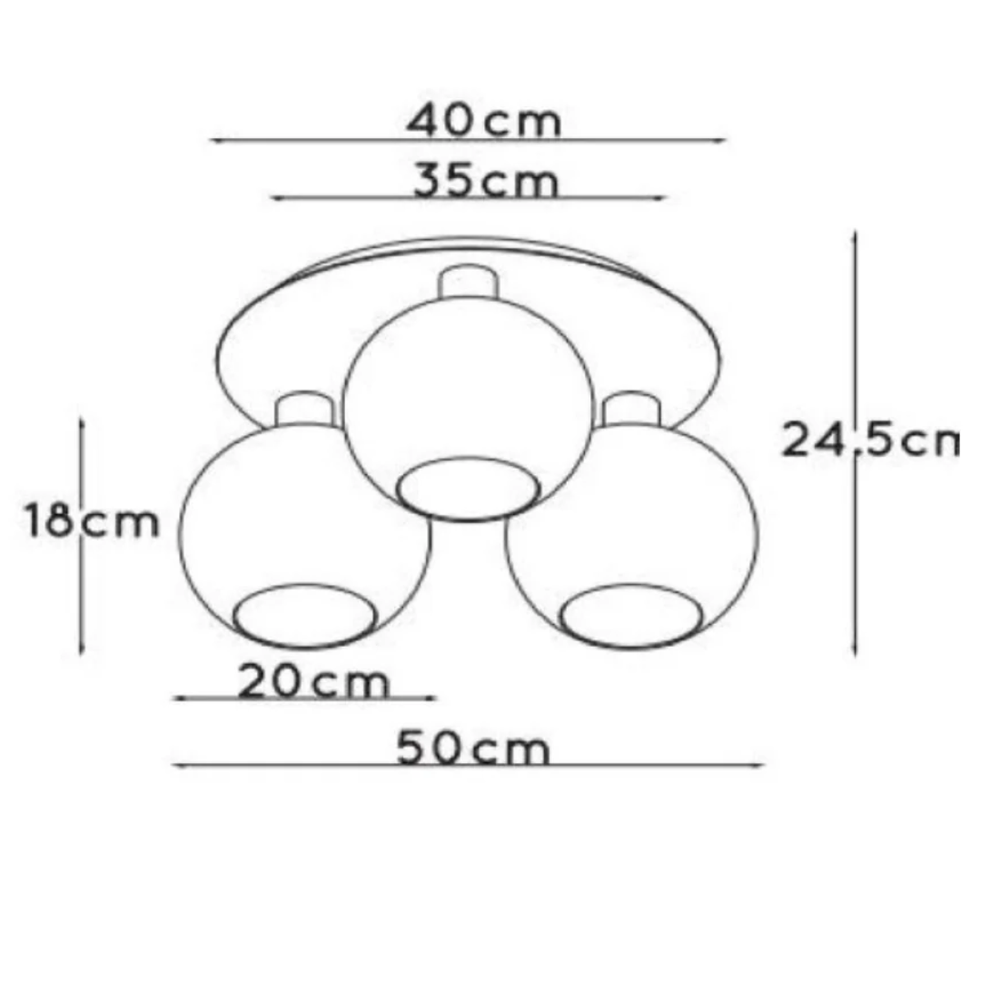 Lampara Techo Aldana
