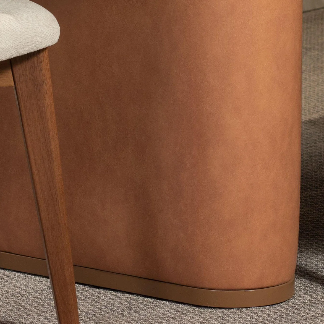Comedor Robledor Brown 1.84 cm | 6 sillas Sea