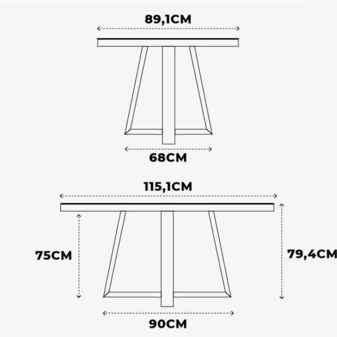Mesa de Comedor Austin | 1.15 cm