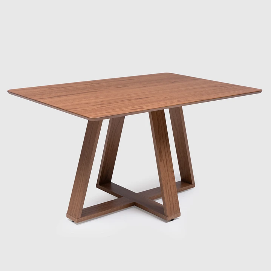 Comedor Costela Brown 1.35 cm | 4 sillas Molly