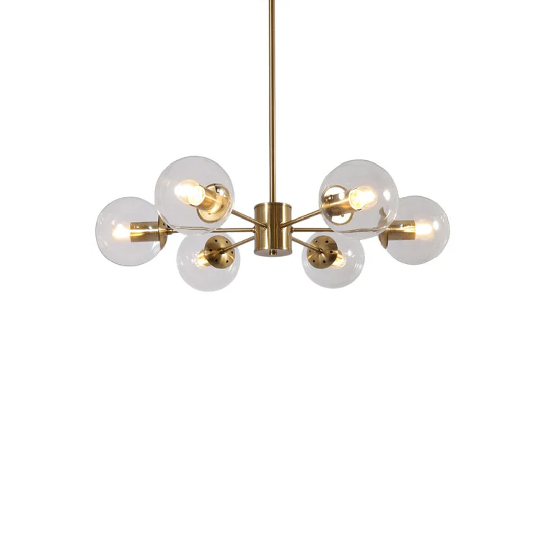 Lámpara Colgante Cristell Glass Gold