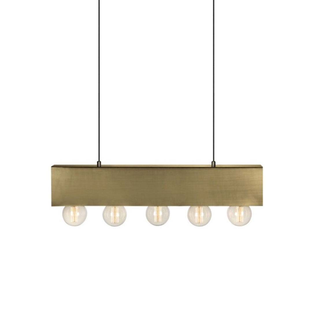 Lampara Colgante Gold Brass