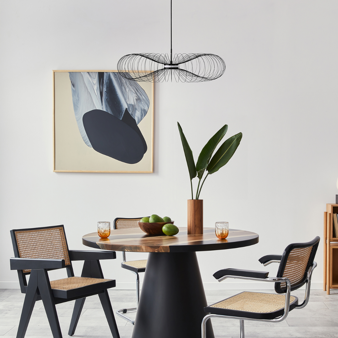 Colgante Retro Black Led