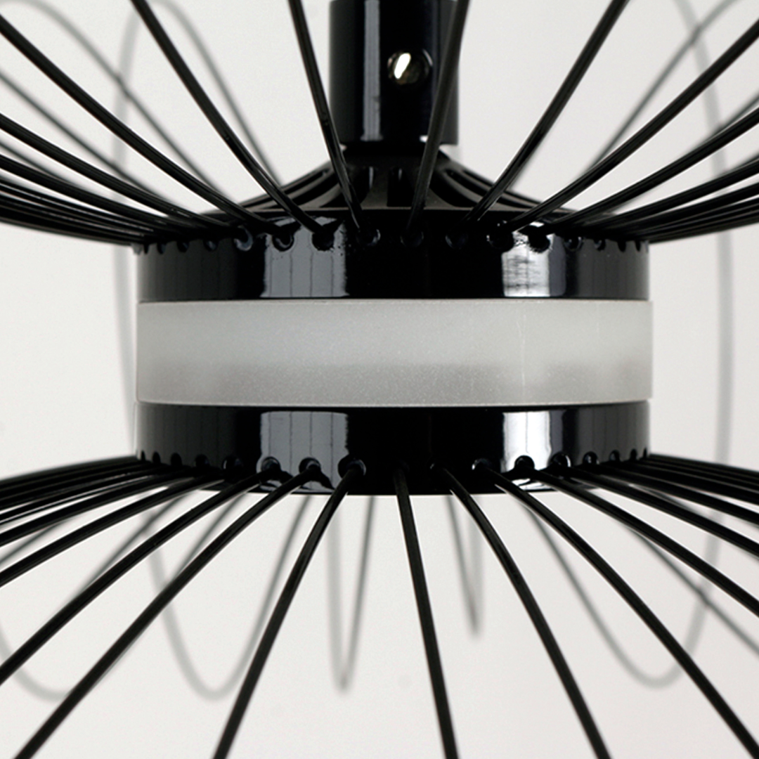 Colgante Retro Black Led