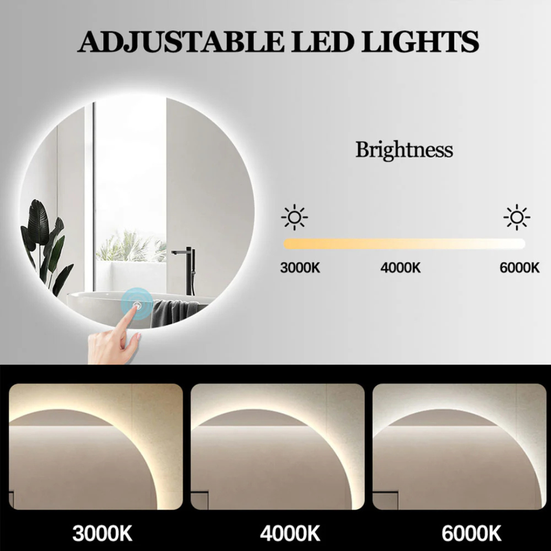 Espejo Led Alba | 60 a 100 cm