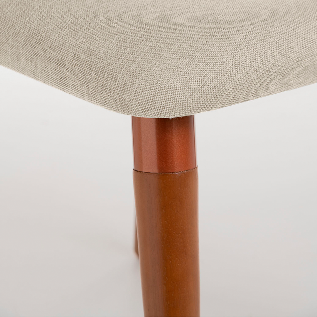 Silla Empire Giratoria Blanco Beige