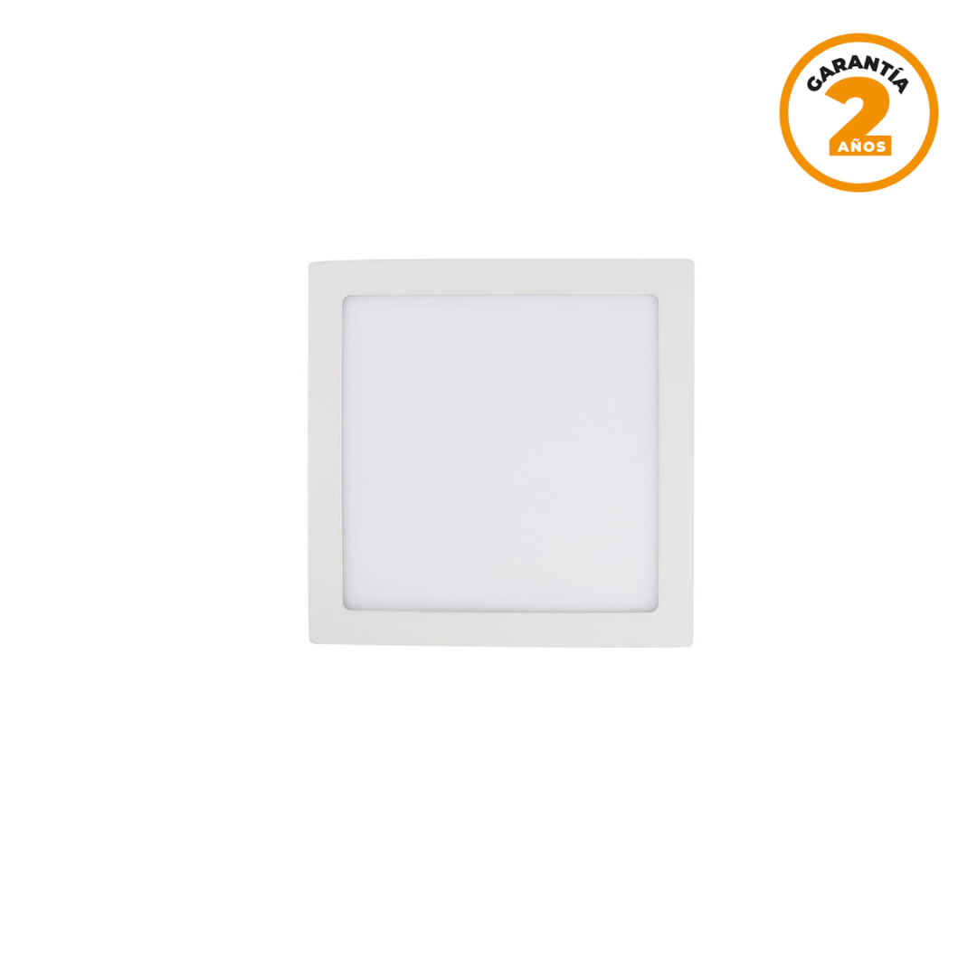 Panel LED NR sobrepuesto Cuadrado Blanco | 12W