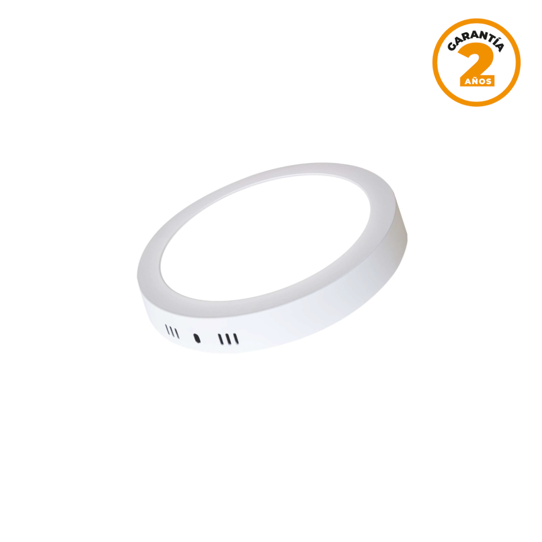 Panel LED NR sobrepuesto Redondo Blanco | 12W