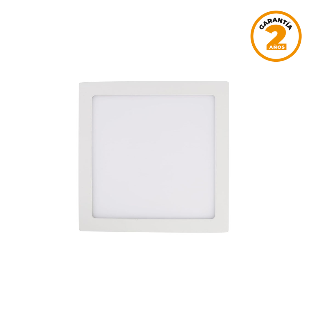 Panel LED NR sobrepuesto Cuadrado Blanco | 18W
